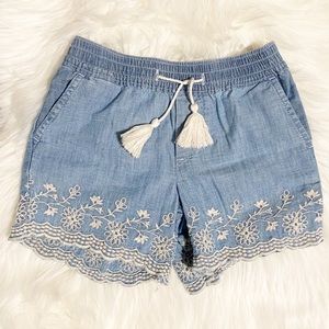 GapKids Embroidered Shorts